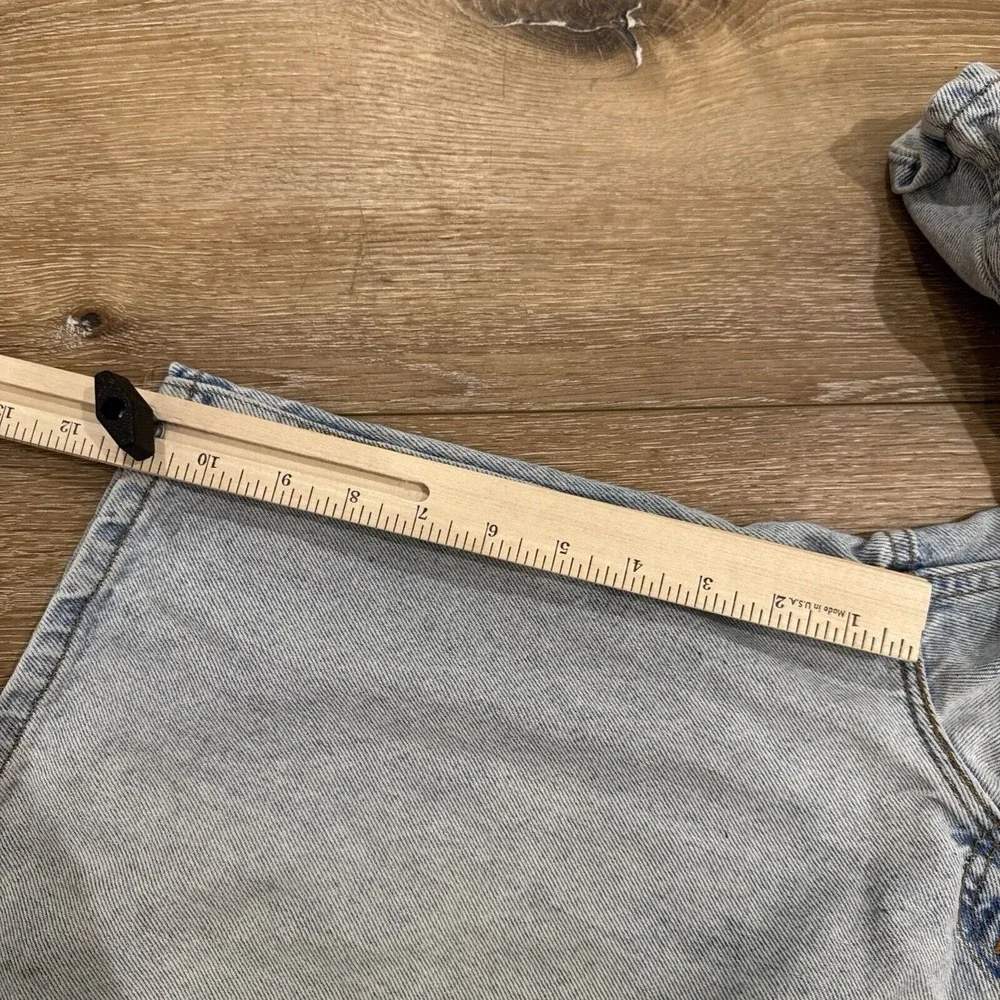 Levis Shorts Mens 34 Jean Denim 565 Wide Leg Jorts Medium‎ Wash Vintage